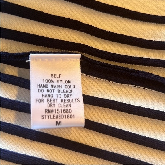 Dainty Hooligan Pleated Striped Knit Dress - Picture 6 of 7